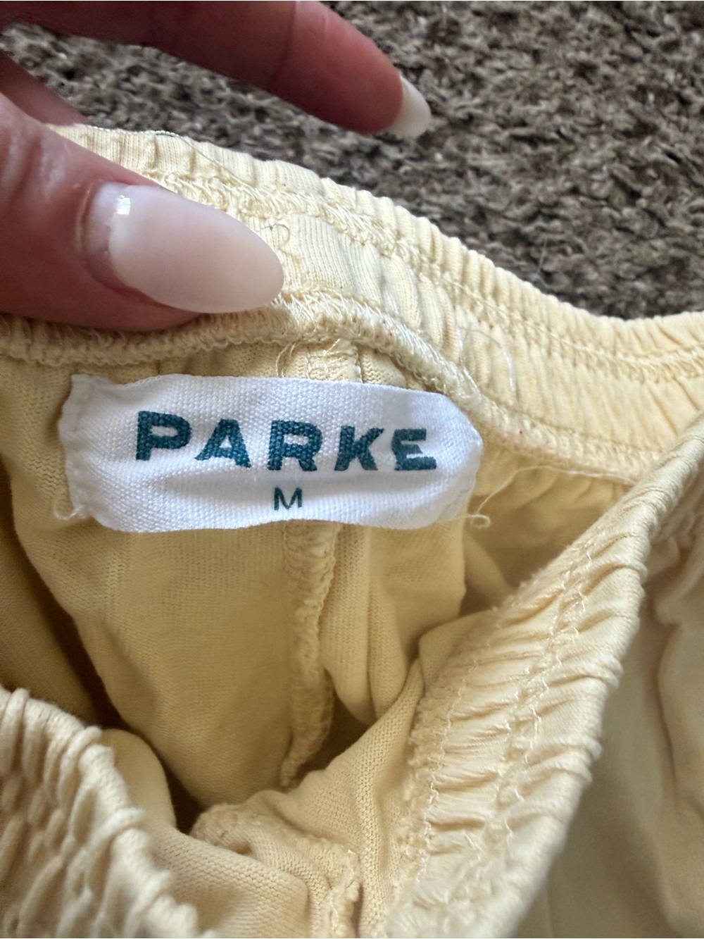 Parke Yellow Boxer Pants - Picture 3 of 3